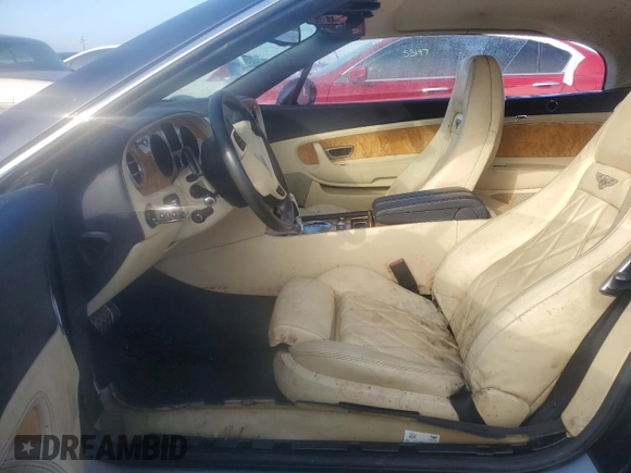 2010 Bentley Continental GT with VIN SCBDP3ZA4AC063390, listed as a Copart auction lot 75495014 with 31,291 mi miles and Non Repairable. Bid and sale history available at DreamBid. Image 7.