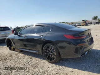 2024 BMW 8 Series 840i with VIN WBAGV4C03RCR02184, listed as a Copart auction lot 50583844 with 1,144 mi miles and Non Repairable. Bid and sale history available at carsss.com. Image 2.