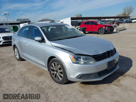2012 Volkswagen Jetta Sedan SE w/Convenience PZEV with VIN 3VWDP7AJ7CM314482, listed as a IAAI auction lot 41283964 with 159,474 mi miles. Bid and sale history available at carsss.com. Image 1.