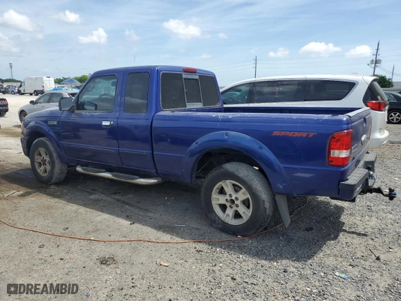 2006 Ford Ranger STX with VIN 1FTYR44E06PA65632, listed as a Copart auction lot 51837995 with 172,608 mi miles and Salvage Title. Bid and sale history available at carsss.com. Image 2.