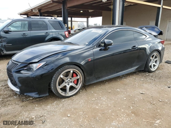 2017 Lexus RC with VIN JTHHE5BC3H5017154, listed as a Copart auction lot 85896454 with 72,410 mi miles and Salvage Title. Bid and sale history available at carsss.com. Image 1.