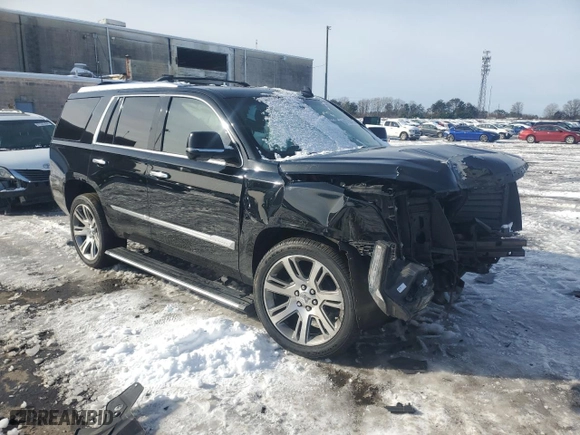 2017 Cadillac Escalade Premium Luxury with VIN 1GYS3CKJ5HR150789, listed as a Copart auction lot 87924105 with 170,933 mi miles and Salvage Title. Bid and sale history available at carsss.com. Image 4.