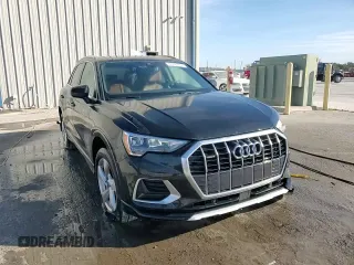 2022 Audi Q3 Premium with VIN WA1AUCF32N1001495, listed as a Copart auction lot 83381104 with 24,682 mi miles and Salvage Title. Bid and sale history available at carsss.com. Image 14.