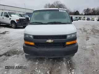 2019 Chevrolet Express Cargo Van with VIN 1GCWGAFGXK1313599, listed as a Copart auction lot 42170245 with 161,298 mi miles and Clean Title. Bid and sale history available at carsss.com. Image 5.
