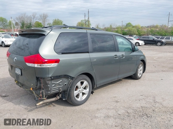 2014 Toyota Sienna LE AAS with VIN 5TDKK3DC8ES432364, listed as a IAAI auction lot 42081378 with 187,131 mi miles and . Bid and sale history available at DreamBid. Image 4.