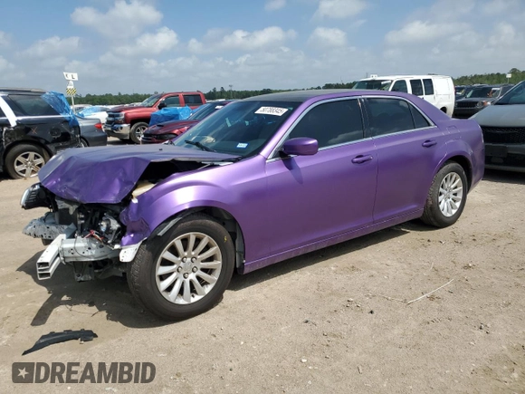 2014 Chrysler 300 with VIN 2C3CCAAG3EH378035, listed as a Copart auction lot 50788345 with 146,535 mi miles and Salvage Title. Bid and sale history available at DreamBid. Image 1.