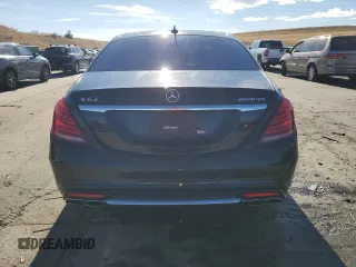 2016 Mercedes-Benz S-Class AMG S 63 with VIN WDDUG7JB0GA235269, listed as a Copart auction lot 78687474 with 52,452 mi miles and Salvage Title. Bid and sale history available at carsss.com. Image 6.