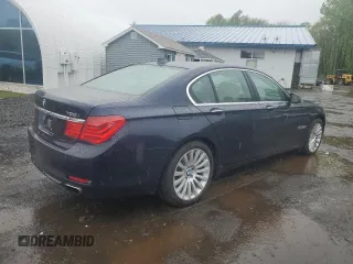 2012 BMW 7 Series 750i xDrive with VIN WBAKC6C53CC395754, listed as a Copart auction lot 55798515 with 79,444 mi miles and Clean Title. Bid and sale history available at DreamBid. Image 3.