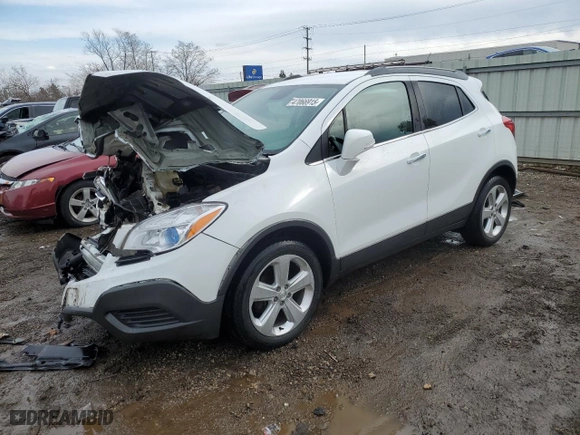 2016 Buick Encore with VIN KL4CJASB5GB656332, listed as a Copart auction lot 47066915 with 121,902 mi miles and Salvage Title. Bid and sale history available at carsss.com. Image 1.