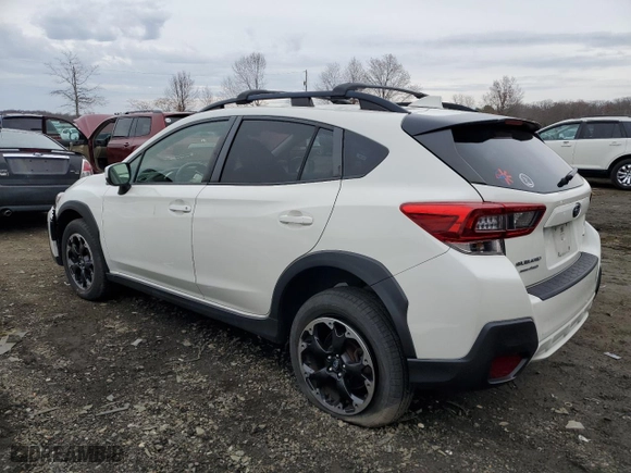 2021 Subaru Crosstrek Premium with VIN JF2GTAPC8M8663076, listed as a Copart auction lot 83749574 with 50,677 mi miles and Salvage Title. Bid and sale history available at carsss.com. Image 2.