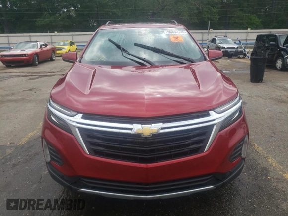 2023 Chevrolet Equinox LT with VIN 3GNAXKEG2PS172557, listed as a Copart auction lot 55362735 with 74,970 mi miles and Salvage title. Bid and sale history available at DreamBid. Image 5.