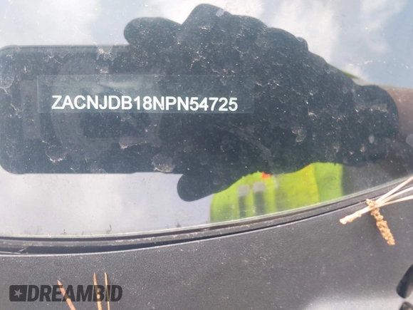 2022 Jeep Renegade Latitude с VIN ZACNJDB18NPN54725, выставлен на аукционе IAAI как лот 42232497 с пробегом 44 653 миль миль и . История ставок и продаж доступна на DreamBid. Изображение 9.