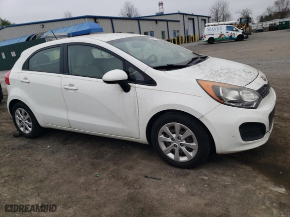 2013 Kia Rio LX with VIN KNADM5A32D6186958, listed as a Copart auction lot 49672675 with 65,342 mi miles and Salvage Title. Bid and sale history available at carsss.com. Image 4.