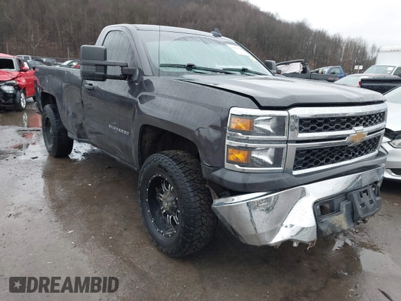 2015 Chevrolet Silverado 1500 Work Truck with VIN 1GCNKPEC7FZ296893, listed as a IAAI auction lot 41480508 with 155,380 mi miles. Bid and sale history available at carsss.com. Image 1.