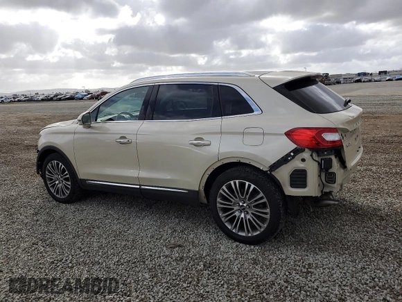 2018 Lincoln MKX Reserve with VIN 2LMPJ6LR8JBL12169, listed as a Copart auction lot 44673595 with 36,429 mi miles and Salvage Title. Bid and sale history available at carsss.com. Image 2.