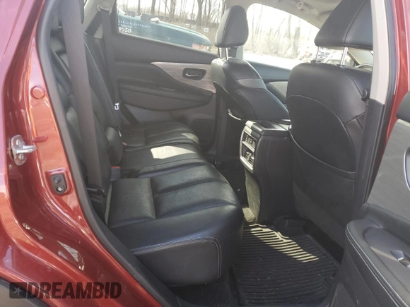 2018 Nissan Murano SL with VIN 5N1AZ2MH5JN130488, listed as a Copart auction lot 48911695 with 133,871 mi miles and Salvage Title. Bid and sale history available at DreamBid. Image 10.