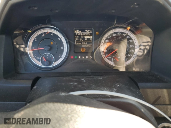 2019 Ram 1500 Classic Warlock with VIN 1C6RR6GG7KS694638, listed as a Copart auction lot 49805185 with 37,988 mi miles and Salvage Title. Bid and sale history available at carsss.com. Image 9.