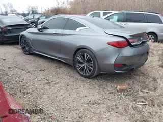 2018 Infiniti Q60 3.0t LUXE with VIN JN1EV7ELXJM392002, listed as a IAAI auction lot 41153596 with 51,369 mi miles. Bid and sale history available at carsss.com. Image 3.