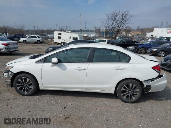 2014 Honda Civic EX with VIN 19XFB2F84EE247355, listed as a IAAI auction lot 41717219 with 134,520 mi miles. Bid and sale history available at carsss.com. Image 15.