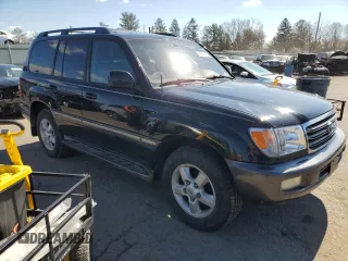 2005 Toyota Land Cruiser with VIN JTEHT05J252068111, listed as a Copart auction lot 48223705 with 265,817 mi miles and Salvage Title. Bid and sale history available at carsss.com. Image 4.