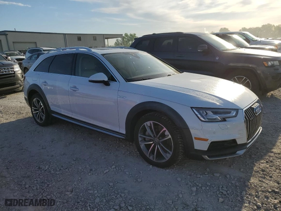 2018 Audi A4 allroad Premium Plus with VIN WA18NAF49JA023691, listed as a Copart auction lot 51769984 with 46,789 mi miles and Salvage Title. Bid and sale history available at carsss.com. Image 4.