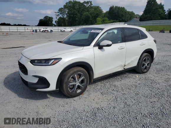 2024 Honda HR-V EX-L with VIN 3CZRZ1H7XRM712668, listed as a Copart auction lot 57045915 with 15,729 mi miles and Salvage title. Bid and sale history available at DreamBid. Image 1.