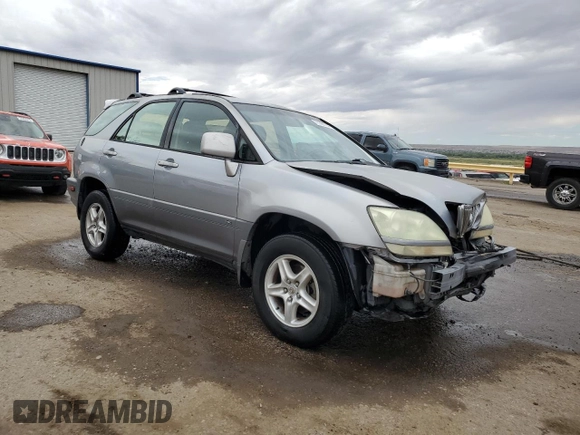 2002 Lexus RX 300 with VIN JTJHF10UX20276082, listed as a Copart auction lot 71266754 with 224,421 mi miles and Salvage Title. Bid and sale history available at carsss.com. Image 4.