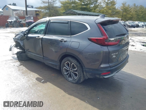 2020 Honda CR-V EX with VIN 2HKRW2H53LH640566, listed as a IAAI auction lot 41576428 with 88,813 mi miles. Bid and sale history available at carsss.com. Image 3.