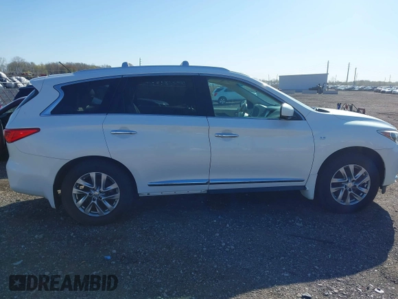 2014 Infiniti QX60 with VIN 5N1AL0MN2EC529288, listed as a IAAI auction lot 42137101 with 147,472 mi miles. Bid and sale history available at carsss.com. Image 13.