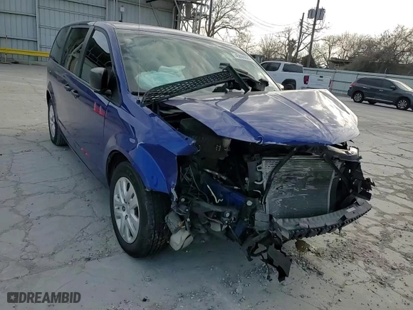 2019 Dodge Grand Caravan SE with VIN 2C4RDGBG7KR501992, listed as a Copart auction lot 45899965 with 0 mi miles and Salvage Title. Bid and sale history available at carsss.com. Image 12.