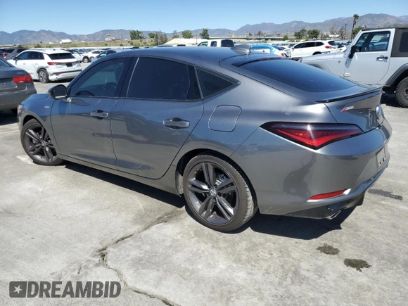2024 Acura Integra w/A-Spec Package with VIN 19UDE4H37RA021364, listed as a Copart auction lot 47843185 with 5,979 mi miles and Salvage title. Bid and sale history available at DreamBid. Image 2.