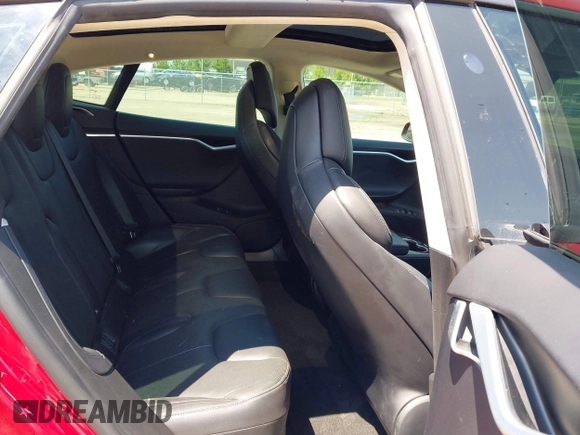 2017 Tesla Model S 100D with VIN 5YJSA1E46HF183568, listed as a IAAI auction lot 42626561 with 110,606 mi miles and . Bid and sale history available at DreamBid. Image 8.