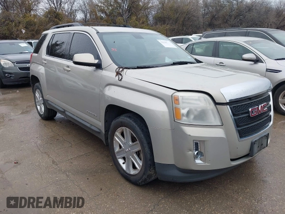 2011 GMC Terrain SLT-1 with VIN 2CTALUEC4B6440856, listed as a IAAI auction lot 41444939 with 239,580 mi miles and . Bid and sale history available at carsss.com. Image 1.
