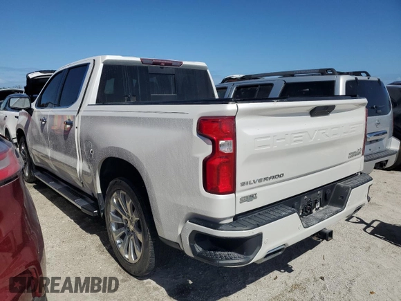 2019 Chevrolet Silverado 1500 High Country with VIN 1GCUYHED8KZ364542, listed as a Copart auction lot 75659934 with 68,450 mi miles and Non Repairable. Bid and sale history available at carsss.com. Image 2.