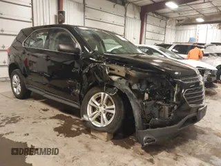 2016 Chevrolet Equinox LS with VIN 2GNALBEKXG1165075, listed as a IAAI auction lot 41429235 with 104,675 mi miles. Bid and sale history available at carsss.com. Image 1.