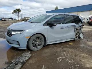 2023 Honda Odyssey Sport with VIN 5FNRL6H76PB052523, listed as a Copart auction lot 48102355 with Not Provided miles and Salvage Title. Bid and sale history available at carsss.com. Image 1.