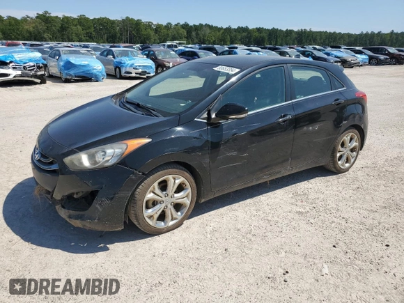 2015 Hyundai Elantra GT with VIN KMHD35LH4FU247154, listed as a Copart auction lot 68653354 with 92,597 mi miles and Salvage Title. Bid and sale history available at carsss.com. Image 1.