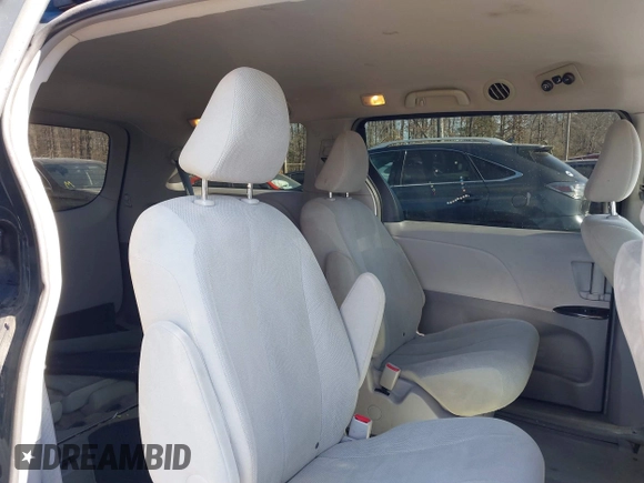 2012 Toyota Sienna with VIN 5TDKA3DCXCS013173, listed as a IAAI auction lot 41437317 with 175,263 mi miles and . Bid and sale history available at DreamBid. Image 8.