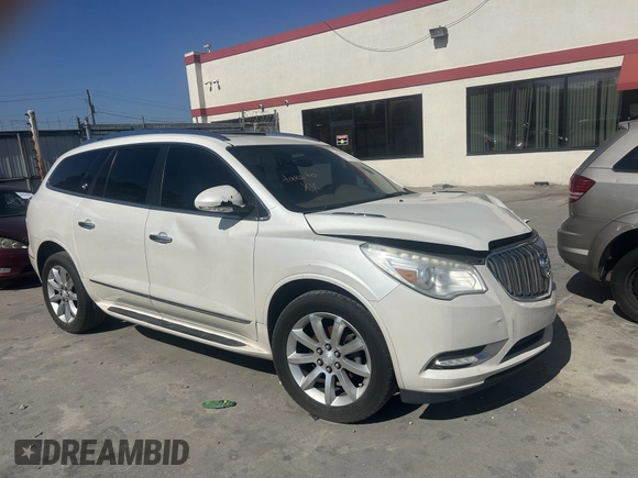 2013 Buick Enclave Premium with VIN 5GAKRDKD1DJ171444, listed as a IAAI auction lot 41178238 with 169,000 mi miles and . Bid and sale history available at DreamBid. Image 1.