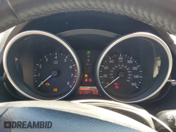 2012 Mazda 5 Grand Touring with VIN JM1CW2DL0C0139724, listed as a Copart auction lot 70640054 with 92,129 mi miles and Salvage Title. Bid and sale history available at DreamBid. Image 9.