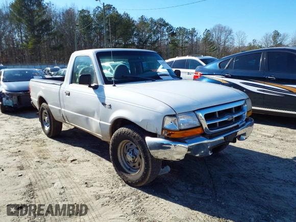 1999 Ford Ranger XL with VIN 1FTYR10C5XPA18200, listed as a IAAI auction lot 41429116 with 315,332 mi miles. Bid and sale history available at carsss.com. Image 1.