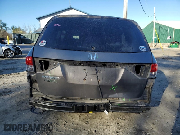 2014 Honda Odyssey EX-L with VIN 5FNRL5H66EB059115, listed as a Copart auction lot 81055334 with 173,410 mi miles and Salvage Title. Bid and sale history available at DreamBid. Image 6.