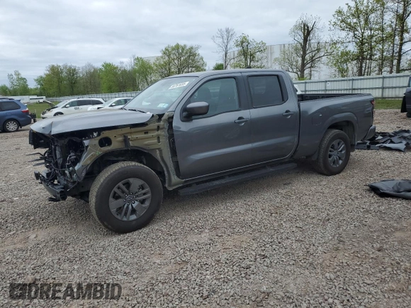 2025 Nissan Frontier SV with VIN 1N6ED1FK9SN615898, listed as a Copart auction lot 56761655 with 2,367 mi miles and Salvage title. Bid and sale history available at DreamBid. Image 1.