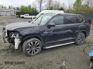 2022 Volkswagen Atlas SEL Premium R-Line with VIN 1V2FR2CA3NC515322, listed as a Copart auction lot 53089235 with 36,581 mi miles and Salvage title. Bid and sale history available at DreamBid. Image 1.