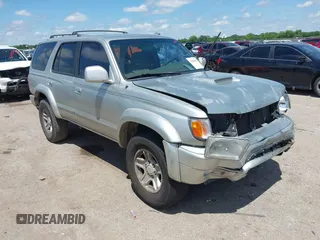 2000 Toyota 4Runner SR5 z VIN JT3GN86R8Y0158722, wystawiony jako IAAI lot #42200093 z przebiegiem 226 949 mil mil oraz . Historia ofert i sprzedaży dostępna na DreamBid. Obrazek 1.