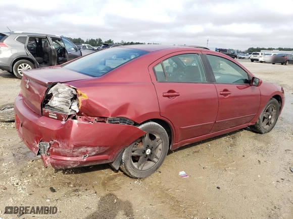 2006 Mitsubishi Galant GTS with VIN 4A3AB76S16E053282, listed as a Copart auction lot 48312555 with 251,306 mi miles and Salvage Title. Bid and sale history available at carsss.com. Image 3.