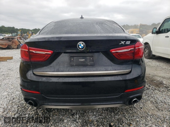 2017 BMW X6 sDrive35i with VIN 5UXKU0C34H0G69243, listed as a Copart auction lot 69607524 with 105,996 mi miles and Salvage Title. Bid and sale history available at carsss.com. Image 6.