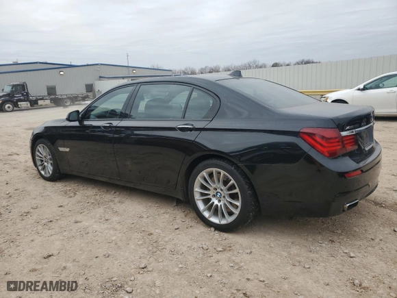 2013 BMW 7 Series 750Li xDrive with VIN WBAYF8C52DD141574, listed as a Copart auction lot 46668435 with 110,079 mi miles and Clean Title. Bid and sale history available at carsss.com. Image 2.