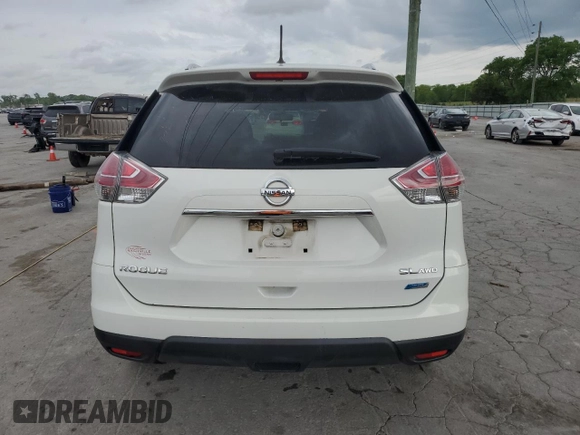 2014 Nissan Rogue SL with VIN 5N1AT2MV4EC852723, listed as a Copart auction lot 54189385 with 101,915 mi miles and Salvage Title. Bid and sale history available at DreamBid. Image 6.