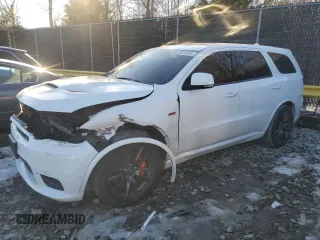 2018 Dodge Durango SRT with VIN 1C4SDJGJ0JC198564, listed as a Copart auction lot 89246505 with 81,249 mi miles and Salvage Title. Bid and sale history available at DreamBid. Image 1.